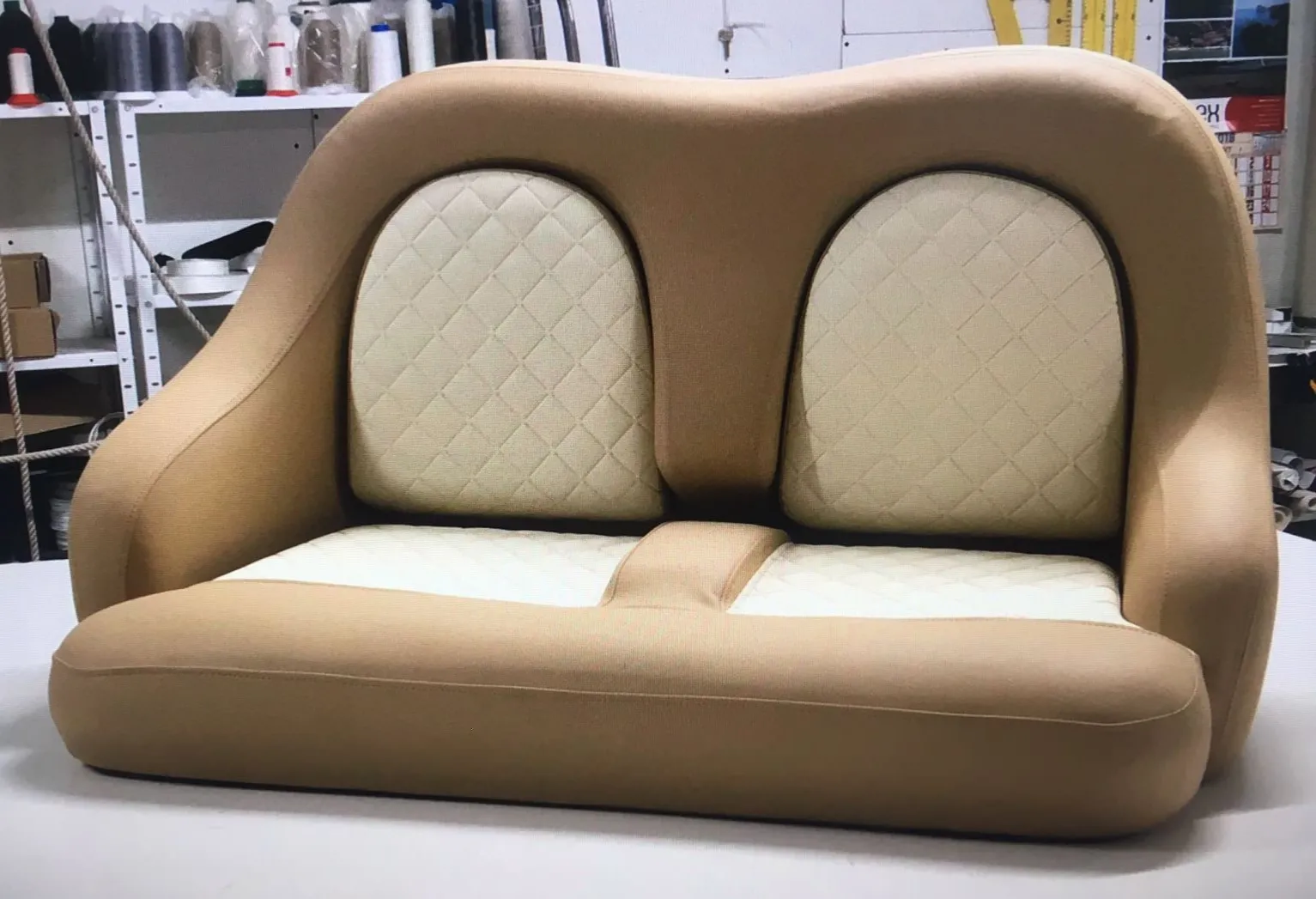 tapizado asiento piloto y copiloto
